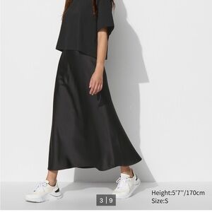 Uniqlo Satin Skirt